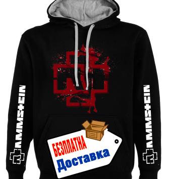 Rammstein, Рамщайн, мъжки суитшърт без цип, худи, Премиум качество