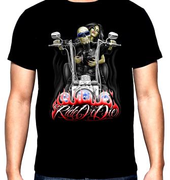 Ride or Die, 2, рокерска мъжка тениска, 100% памук, S до 5XL