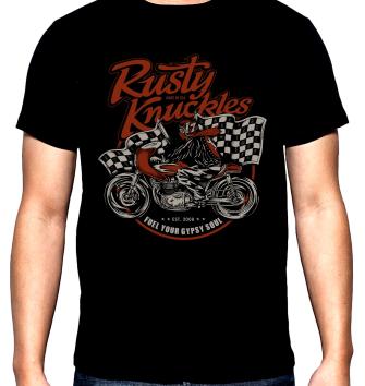 Rusty knuckels, рокерска мъжка тениска, 100% памук, S до 5XL