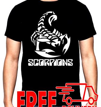 Scorpions, Logo мъжка тениска, 100% памук, S до 5XL