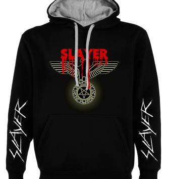 Slayer, Слеър, мъжки суитшърт без цип, худи, Премиум качество