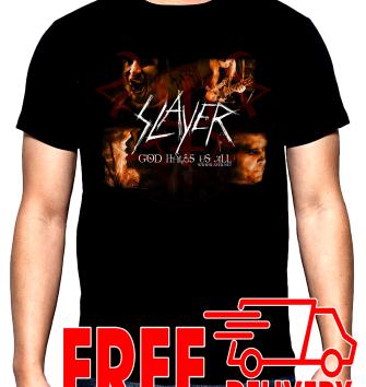 Slayer, God Hates Us All 2, мъжка тениска, 100% памук, S до 5XL