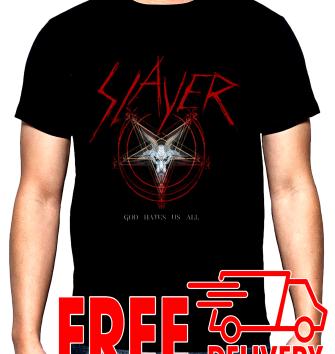 Slayer, God Hates Us All, мъжка тениска, 100% памук, S до 5XL