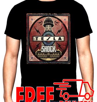 Tesla, Shock, мъжка тениска, 100% памук, S до 5XL