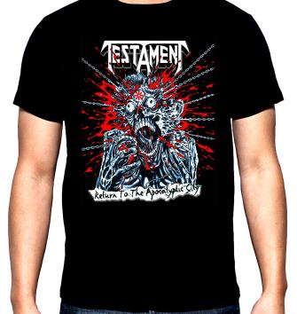 Testament, Return to the apocalyptic city, мъжка тениска, 100% памук, S до 5XL