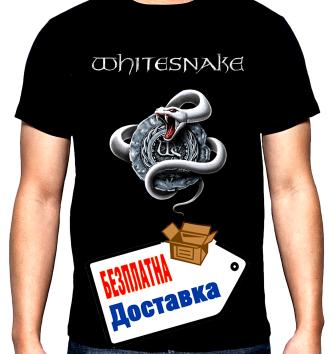 Whitesnake, Logo, мъжка тениска, 100% памук, S до 5XL