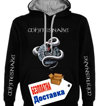 Whitesnake, мъжки суитшърт без цип, худи, Премиум качество