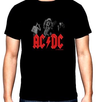 AC DC, band, мъжка тениска, 100% памук, S до 5XL