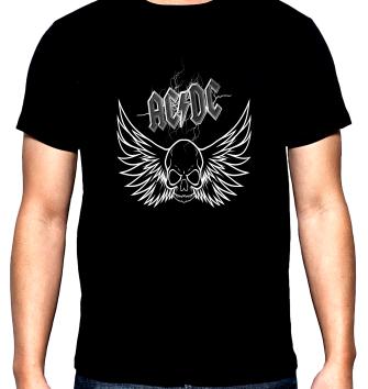 AC DC, Skull, мъжка тениска, 100% памук, S до 5XL