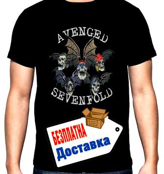 Avenged sevenfold, 1, мъжка тениска, 100% памук, S до 5XL