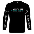 Mercedes Benz, AMG, Petronas, Мерцедес Бенц, мъжка тениска,блуза с дълъг ръкав, 100% памук, S дo 5XL