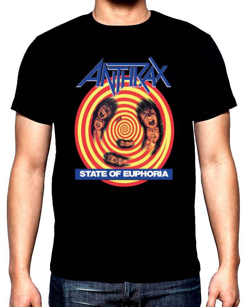Тениски Anthrax, State of euphoria, мъжка тениска, 100% памук, S до 5XL