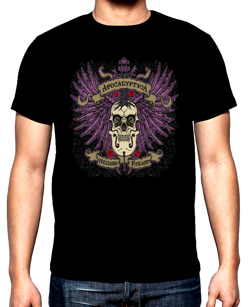Тениски Apocalyptica, Helsinki Finland, мъжка тениска, 100% памук, S до 5XL
