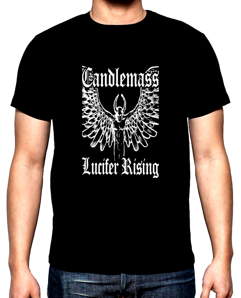 Тениски Candlemass, Lucifer Rising, мъжка тениска, 100% памук, S до 5XL