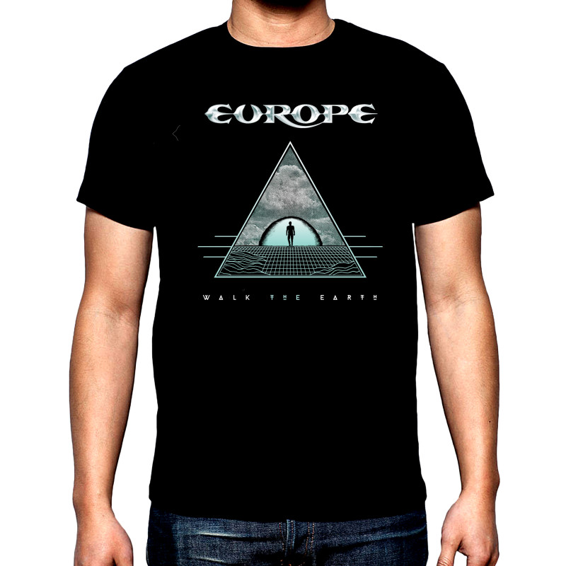 Тениски Europe, Walk the earth, мъжка тениска, 100% памук, S до 5XL