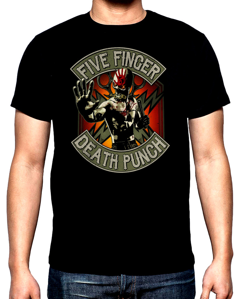 Тениски F.F.D.P., Five finger death punch,1 , мъжка тениска, 100% памук, S до 5XL