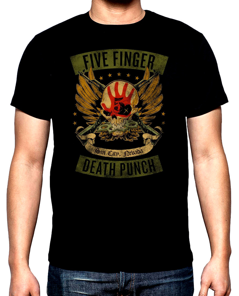 Тениски F.F.D.P., Five finger death punch,6 , мъжка тениска, 100% памук, S до 5XL