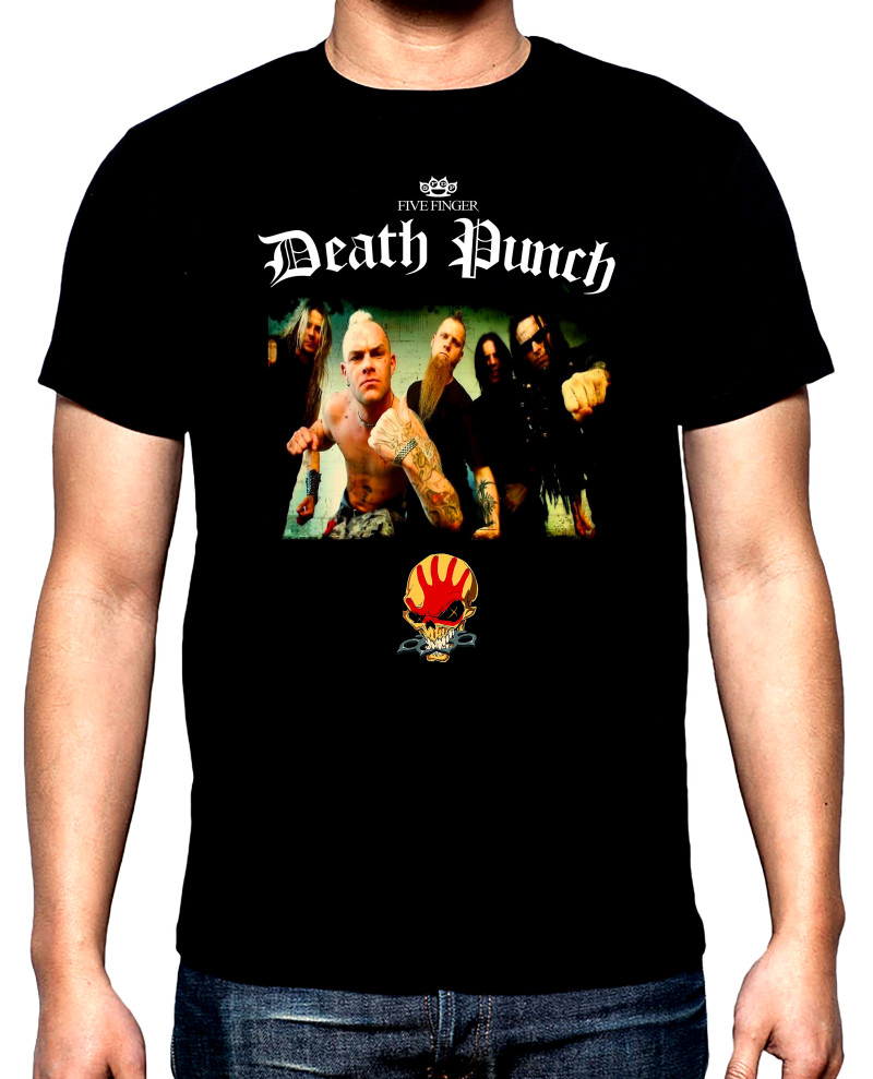 Тениски F.F.D.P., Five finger death punch,band 1 , мъжка тениска, 100% памук, S до 5XL