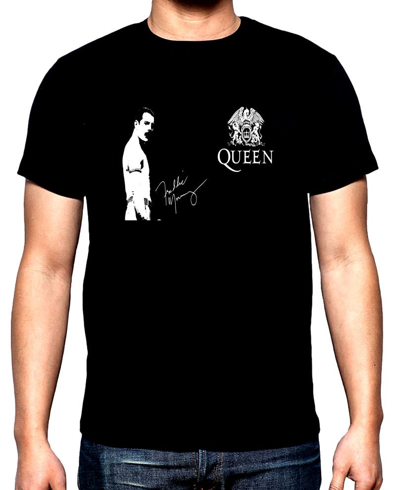 Тениски Freddie Mercury, Queen, мъжка тениска, 100% памук, S до 5XL