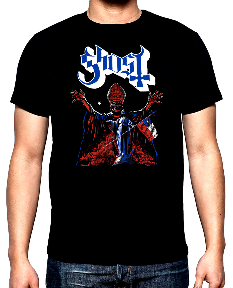 Тениски Ghost, 7, мъжка тениска, 100% памук, S до 5XL