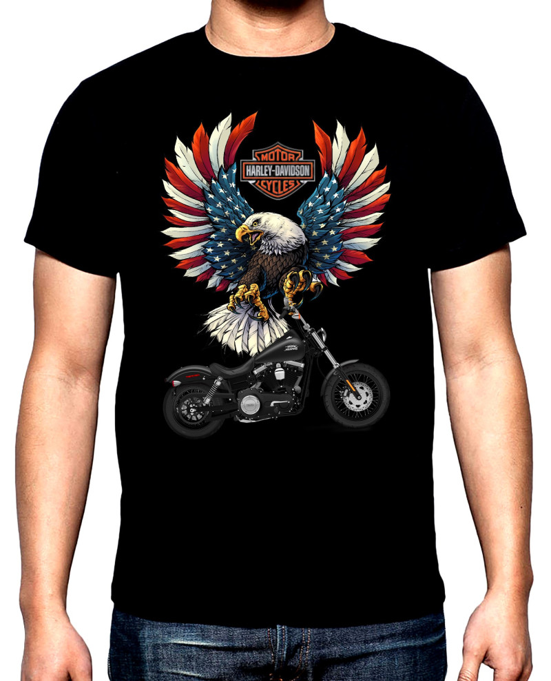 Тениски Harley Davidson, 11, рокерска мъжка тениска, 100% памук, S до 5XL
