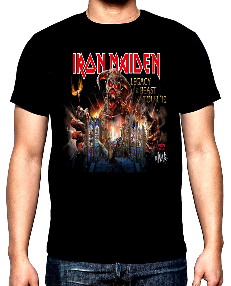 Тениски Iron Maiden, Legacy of the beast tour '19, мъжка тениска, 100% памук, S до 5XL