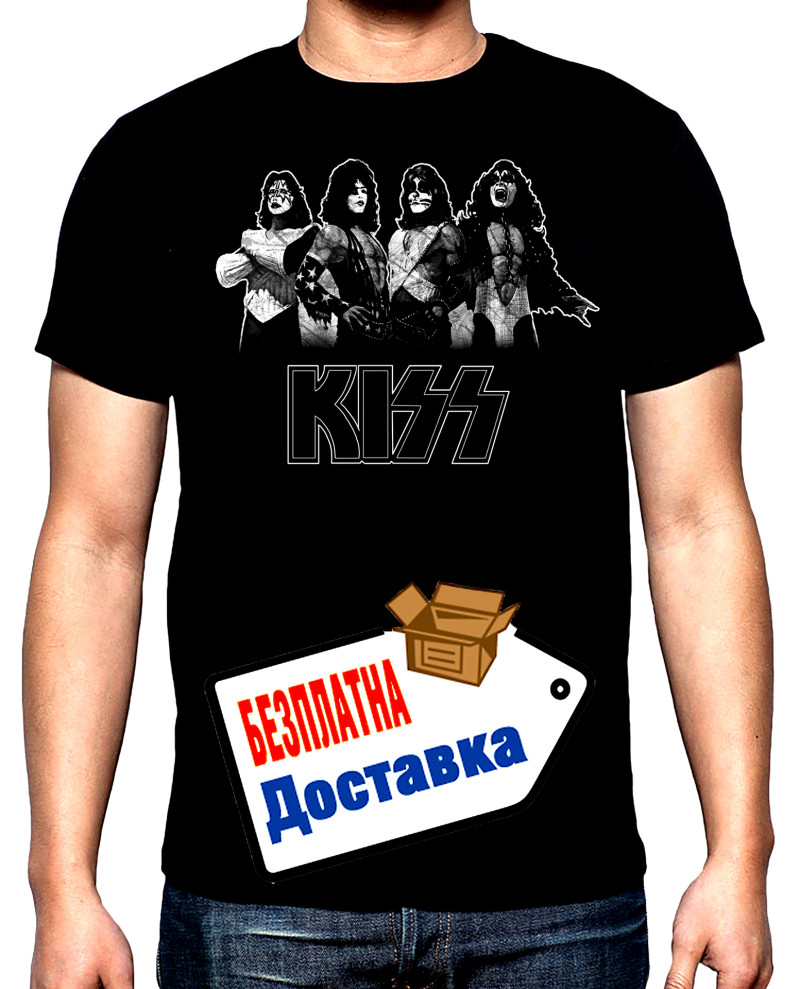 Тениски Kiss, band, 2, мъжка тениска, 100% памук, S до 5XL