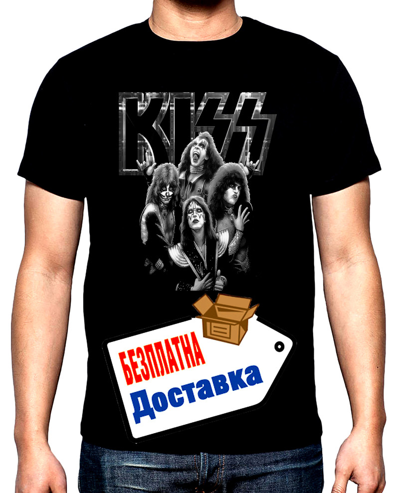 Тениски Kiss, band, 3, мъжка тениска, 100% памук, S до 5XL