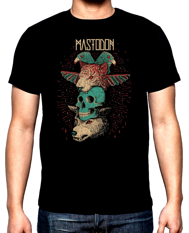 Тениски Mastodon, logo, 2, мъжка тениска, 100% памук, S до 5XL