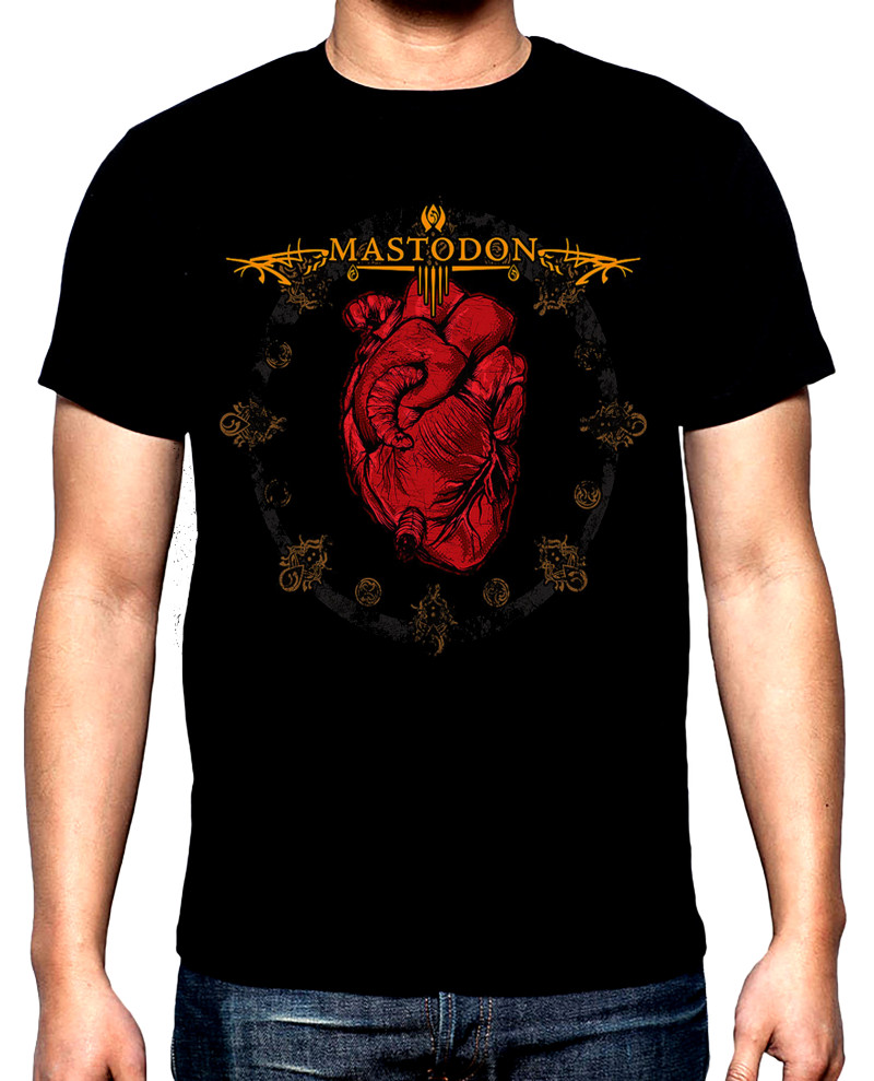 Тениски Mastodon, logo, 3, мъжка тениска, 100% памук, S до 5XL
