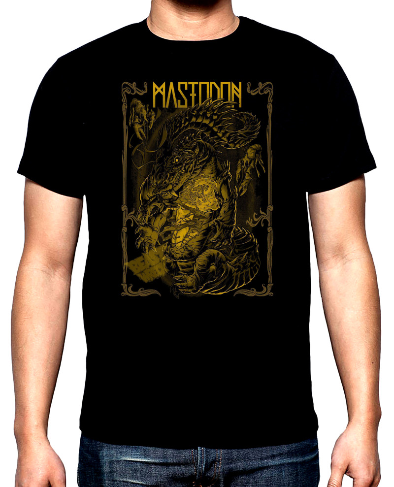 Тениски Mastodon, logo, мъжка тениска, 100% памук, S до 5XL