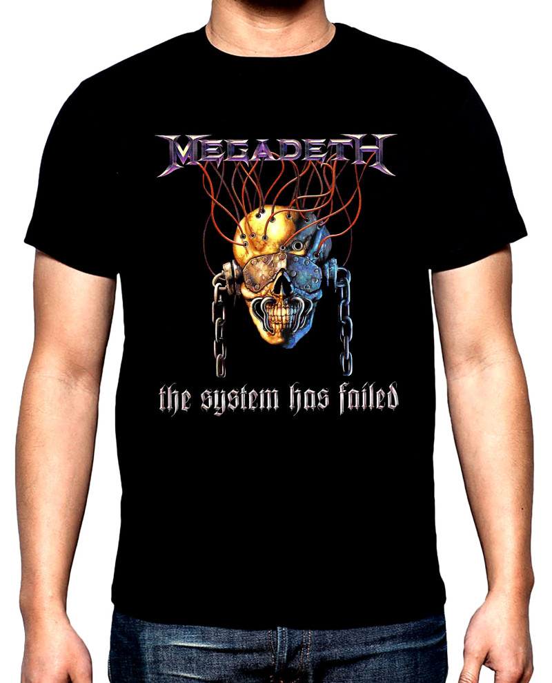 Тениски Megadeth, Мегадет, The system has failed, мъжка тениска, 100% памук, S до 5XL