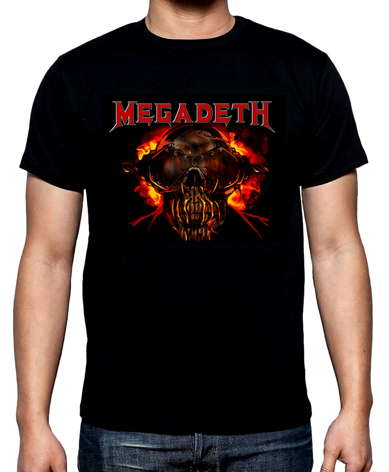 Тениски Megadeth, logo, 2, мъжка тениска, 100% памук, S до 5XL