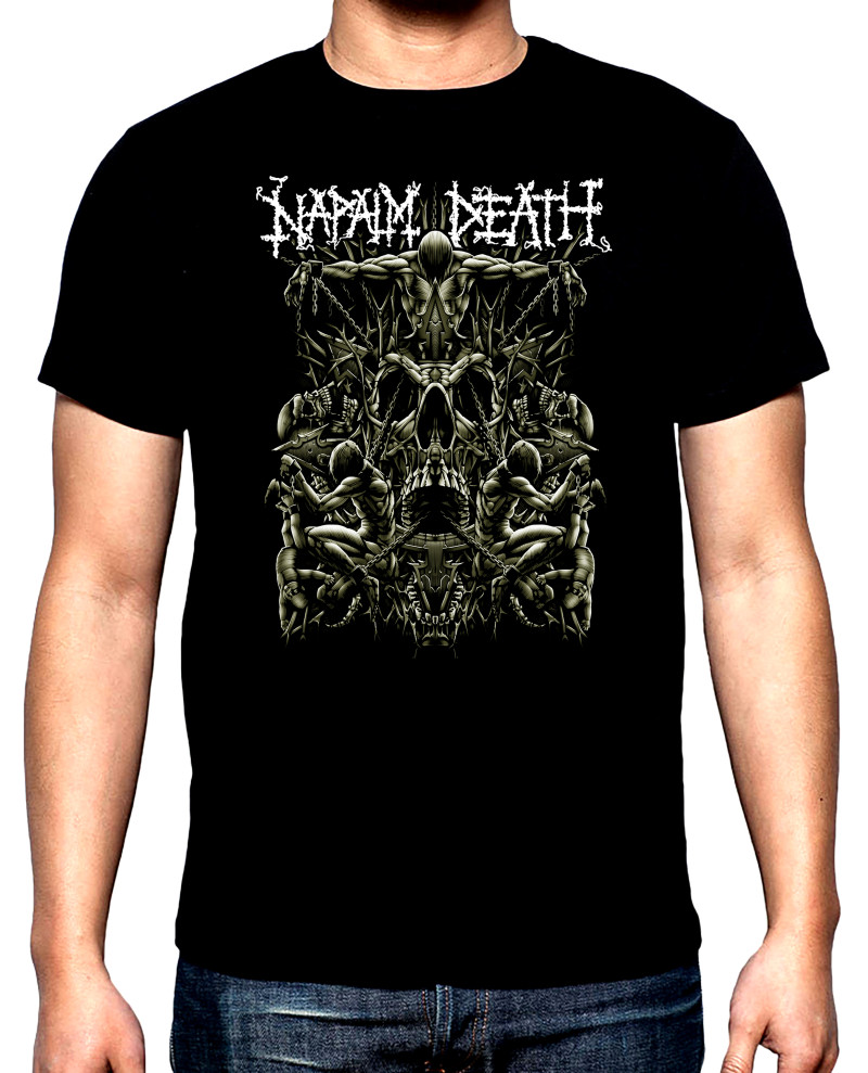 Тениски Napalm Death, 2, мъжка тениска, 100% памук, S до 5XL
