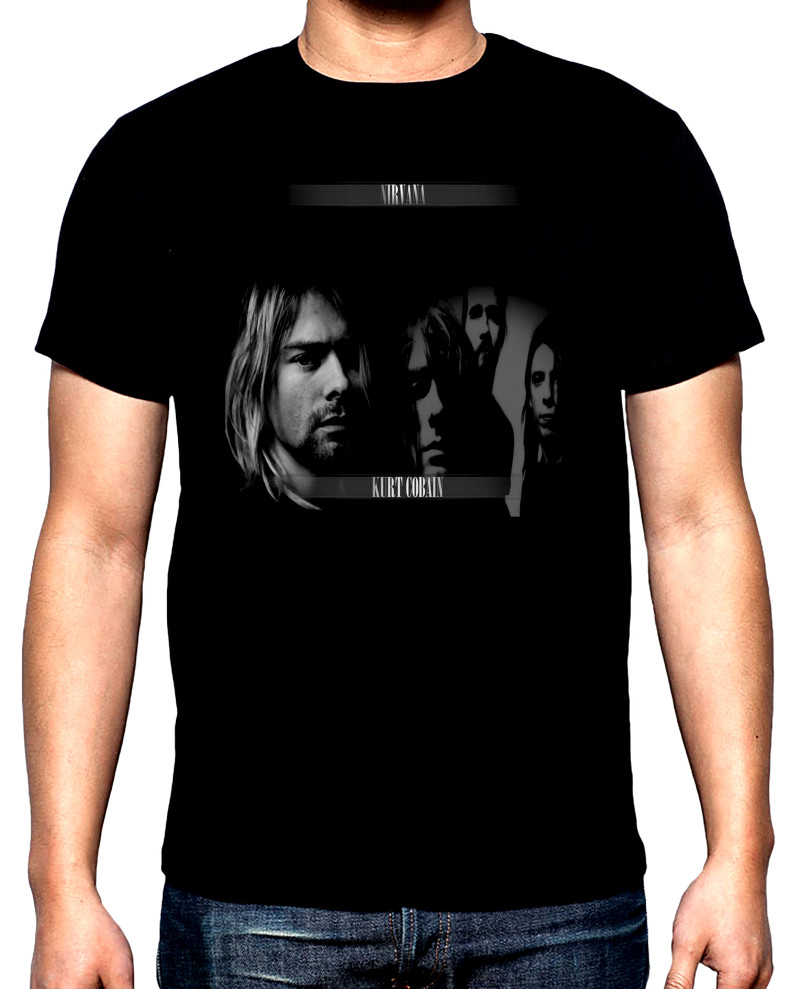 Тениски Nirvana, Kurt Cobain, мъжка тениска, 100% памук, S до 5XL