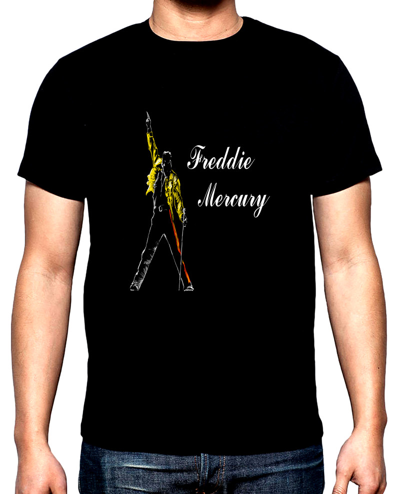 Тениски Freddie Mercury, Queen, 3, мъжка тениска, 100% памук, S до 5XL
