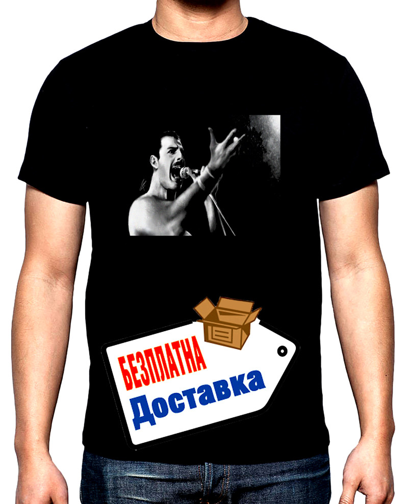 Тениски Freddie Mercury, Queen, 2, мъжка тениска, 100% памук, S до 5XL