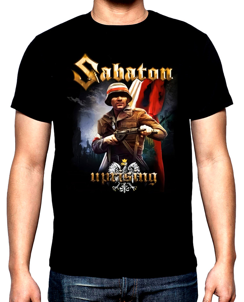 Тениски Sabaton, Uprising, мъжка тениска, 100% памук, S до 5XL
