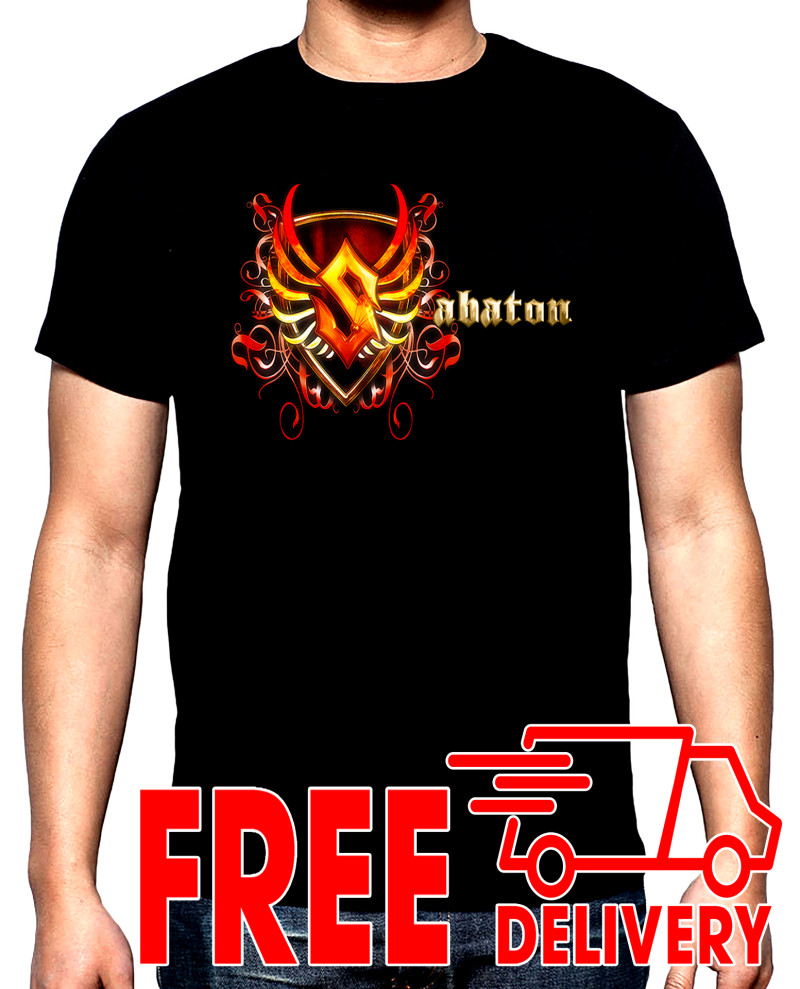 Тениски Sabaton, мъжка тениска, 100% памук, S до 5XL