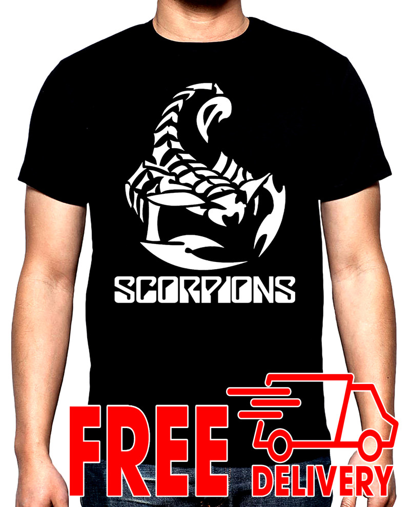 Тениски Scorpions, Logo мъжка тениска, 100% памук, S до 5XL