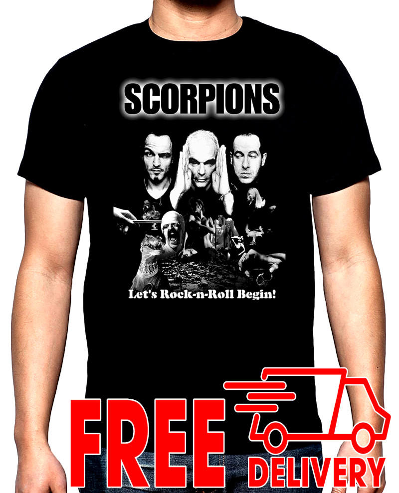 Тениски Scorpions, Let's Rock n Roll Begin  мъжка тениска, 100% памук, S до 5XL