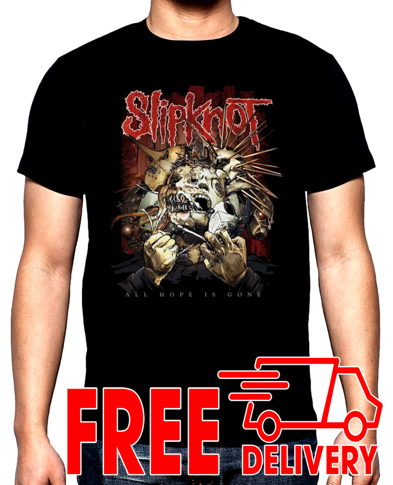 Тениски Slipknot, мъжка тениска, 100% памук, S до 5XL