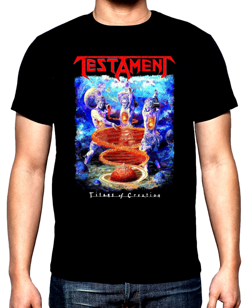 Тениски Testament, Тестамент, Titans of creation, мъжка тениска, 100% памук, S до 5XL