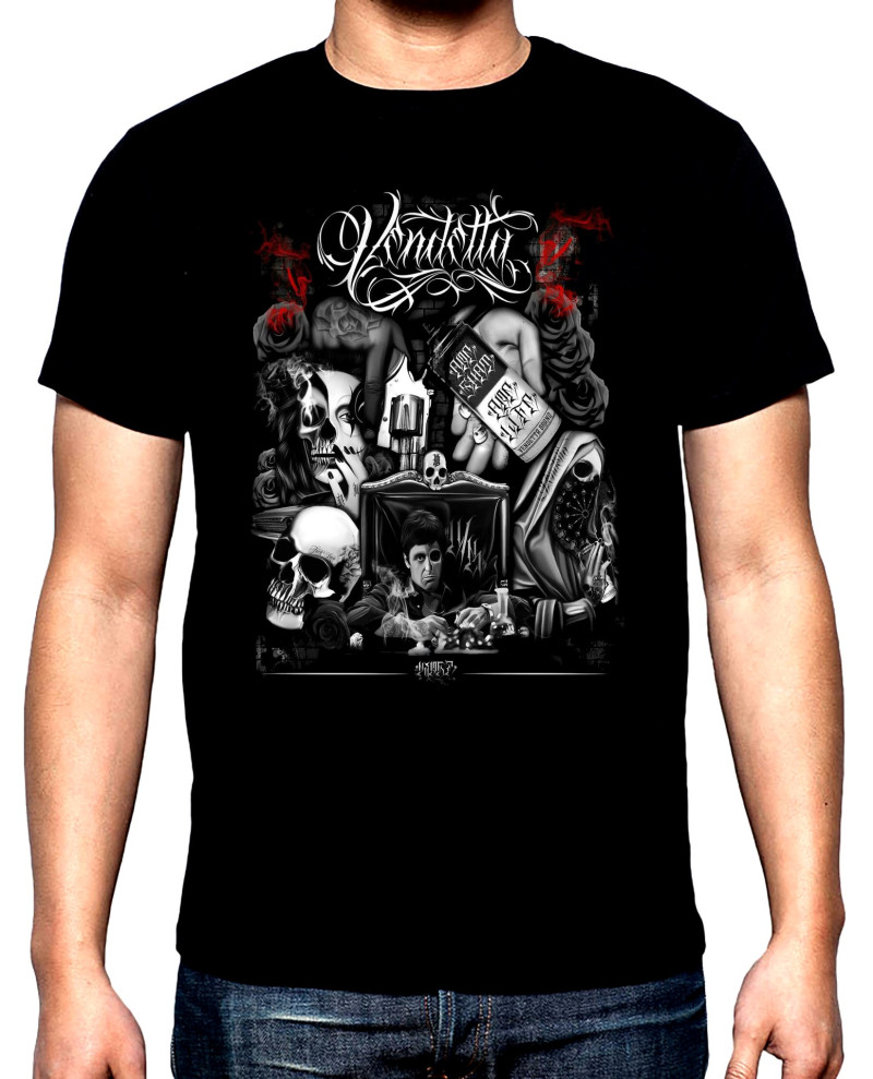 Тениски Vendetta, Al Pacino, mafia, мъжка тениска, 100% памук, S до 5XL