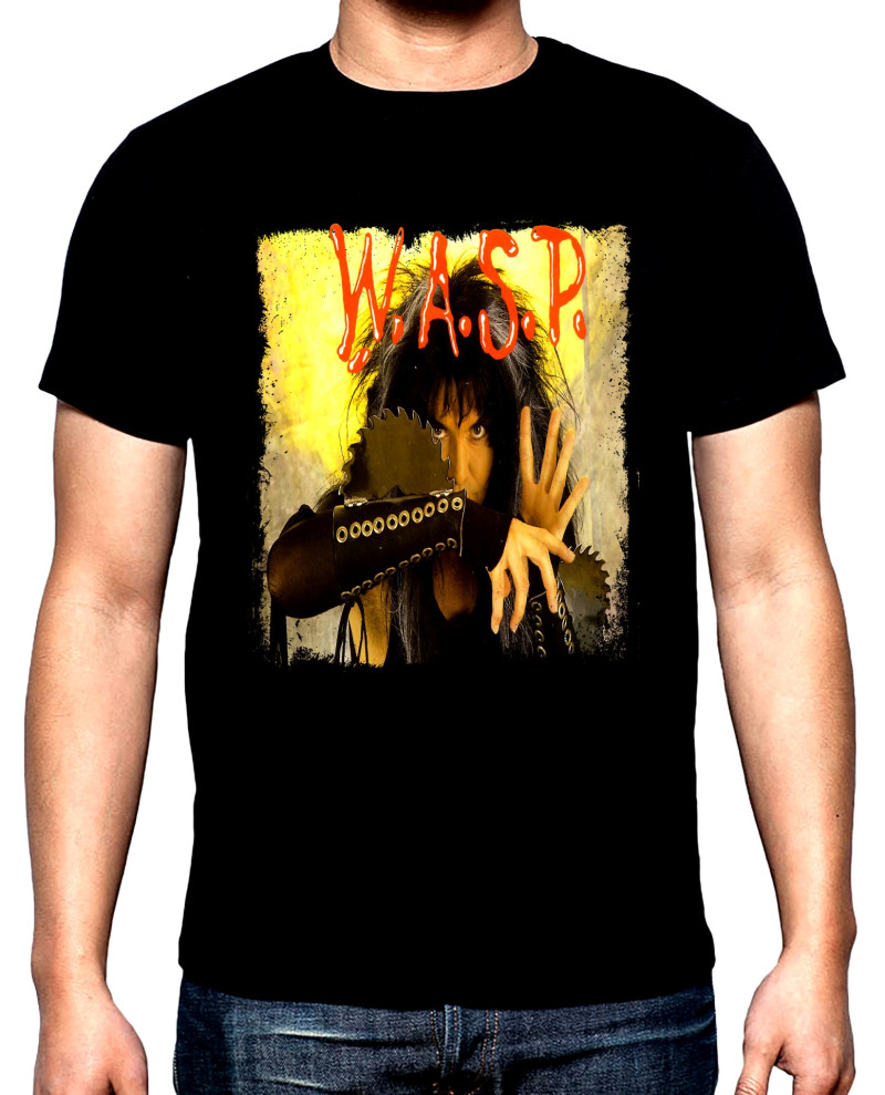 Тениски W.A.S.P., Blackie Lawless, мъжка тениска, 100% памук, S до 5XL