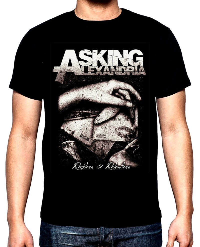 Тениски Asking Alexandria, Reckless and relentless, мъжка тениска, 100% памук, S до 5XL