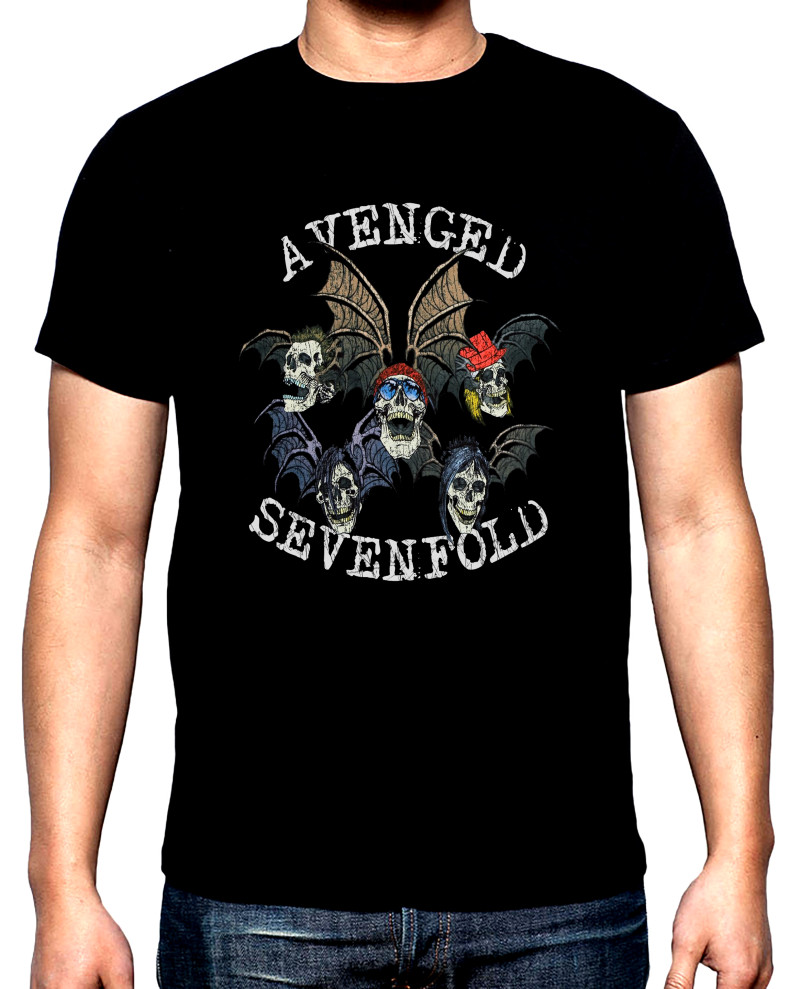 Тениски Avenged sevenfold, 1, мъжка тениска, 100% памук, S до 5XL