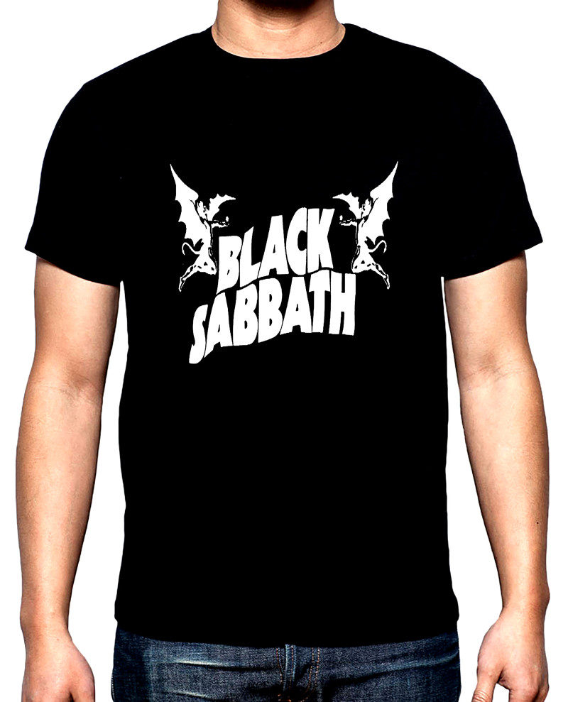 Тениски Black Sabbath, Лого, мъжка тениска, 100% памук, S до 5XL