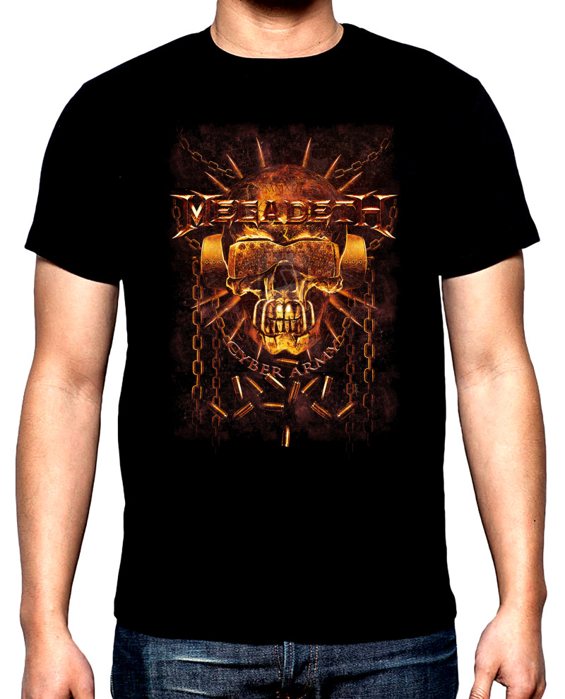Тениски Megadeth, Cyber army, мъжка тениска, 100% памук, S до 5XL