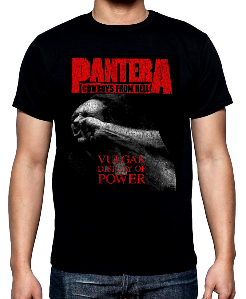 Тениски Pantera, Пантера, Vulgar display of power, мъжка тениска, 100% памук, S до 5XL